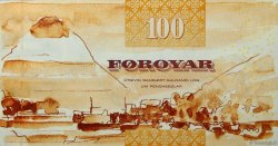 100 Kronur ISLAS FEROE  2002 P.25 FDC