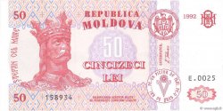 50 Lei MOLDAVIA  1992 P.14a FDC
