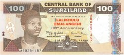 100 Emalangeni Commémoratif SWAZILAND  2004 P.33 NEUF