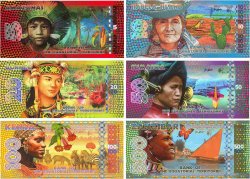 Lot de 6 billets Equatorial Francs LOTS  2014 P.- UNC