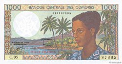 1000 Francs COMORAS  1994 P.11b1 FDC