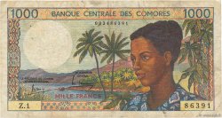 1000 Francs KOMOREN  1984 P.11a