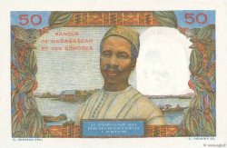 50 Francs COMORE  1963 P.02b2 AU