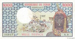 1000 Francs TSCHAD  1978 P.03b VZ