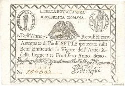 7 Paoli ITALY  1798 PS.537 XF