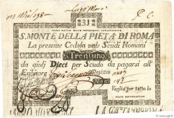 31 Scudi ITALIA  1798 PS.329 EBC+
