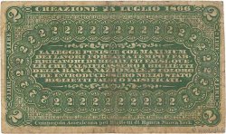 2 Lire ITALY  1866 PS.732 VF-