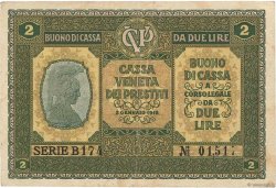 2 Lire ITALY  1918 PM.05 VF