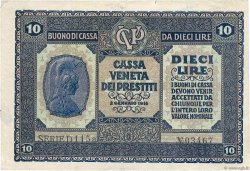 10 Lire ITALY  1918 PM.06 VF