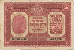 20 Lire ITALIEN  1918 PM.07 S