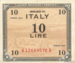 10 Lire ITALY  1943 PM.13a VF