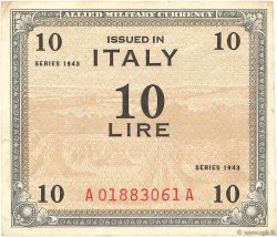 10 Lire ITALY  1943 PM.13b VF