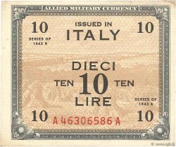 10 Lire ITALY  1943 PM.19a XF-