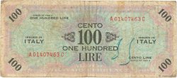 100 Lire ITALY  1943 PM.21c G