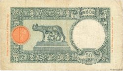 50 Lire ITALIAN EAST AFRICA  1939 P.01b BC