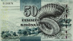 50 Kronur FAEROE ISLANDS  2001 P.24 UNC