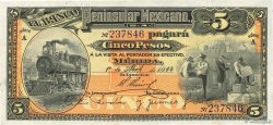 5 Pesos MEXICO Mérida 1914 PS.0465a