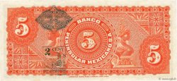 5 Pesos MEXICO Mérida 1914 PS.0465a FDC