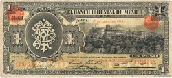 1 Peso MEXICO Puebla 1914 PS.0388a MB