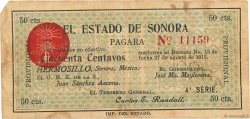 50 Centavos MEXIQUE Hermosillo 1913 PS.1065b TTB