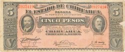 5 Pesos MEXICO  1915 PS.0532a MB