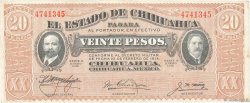 20 Pesos MEXICO  1915 PS.0537b BB