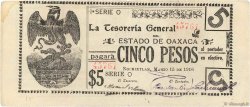 5 Pesos MEXICO Nochixtlan 1916 PS.0949b