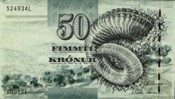 50 Kronur FAEROE ISLANDS  2001 P.24 VF