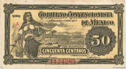 50 Centavos MEXICO Toluca 1915 PS.0882 VF