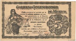 5 Pesos MEXICO Cuernavaca 1915 PS.0909a VF