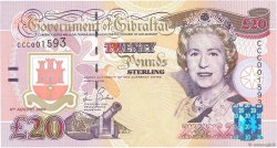 20 Pounds Sterling GIBRALTAR  2004 P.31a FDC