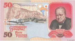 50 Pounds Sterling GIBRALTAR  1995 P.28a FDC