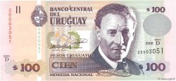 100 Pesos Uruguayos URUGUAY  2006 P.085A NEUF