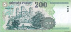 200 Forint UNGHERIA  2002 P.187b FDC