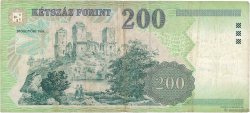 200 Forint UNGARN  2007 P.187g S
