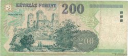 200 Forint HUNGRíA  1998 P.178a BC