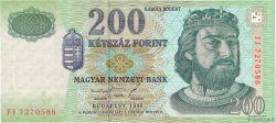 200 Forint UNGARN  1998 P.178a VZ