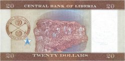 20 Dollars LIBERIA  2016 P.33 UNC