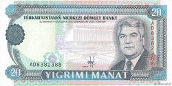 20 Manat TURKMENISTAN  1993 P.04a UNC