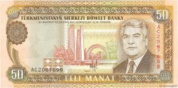 50 Manat TURKMENISTAN  1993 P.05a fST