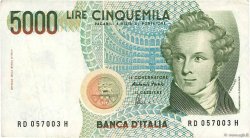 5000 Lire ITALIE  1985 P.111c