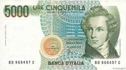 5000 Lire ITALIA  1985 P.111c