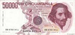 50000 Lire ITALIA  1984 P.113a BB
