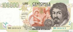 100000 Lire ITALY  1994 P.117a AU+
