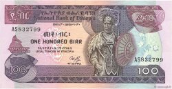 100 Birr ETHIOPIA  1987 P.40