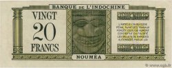 20 Francs NOUVELLE CALÉDONIE  1944 P.49 XF-