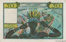 50 Francs FRENCH WEST AFRICA  1956 P.45 EBC