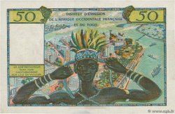 50 Francs FRENCH WEST AFRICA (1895-1958)  1956 P.45 XF
