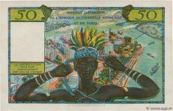 50 Francs FRENCH WEST AFRICA  1956 P.45 AU+
