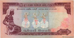 100 Rupees CEYLON  1970 P.078a VF-
